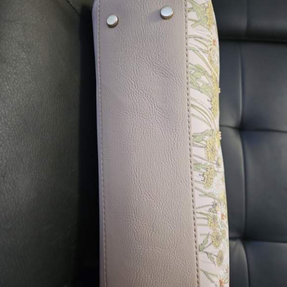 Disney Pink Tinker Bell Floral Satchel Bag - Picture 4 of 5